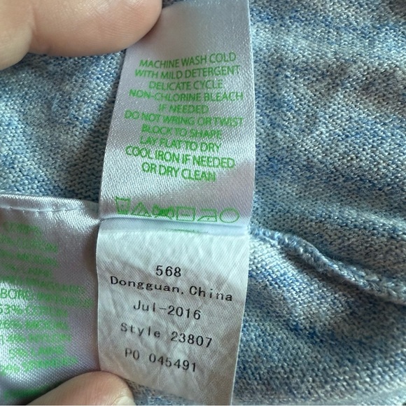 Lilly Pulitzer - Blue Heathered Dress - Women's Size Medium - Gently Worn - Picture 8 of 12